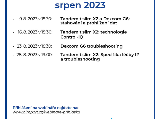 Program webinářů srpen - A.Import.cz